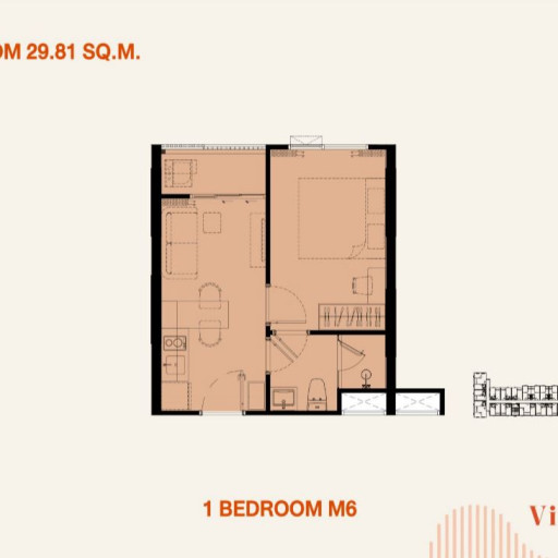 The Title ViVi, 1 Bedroom - 29 m²